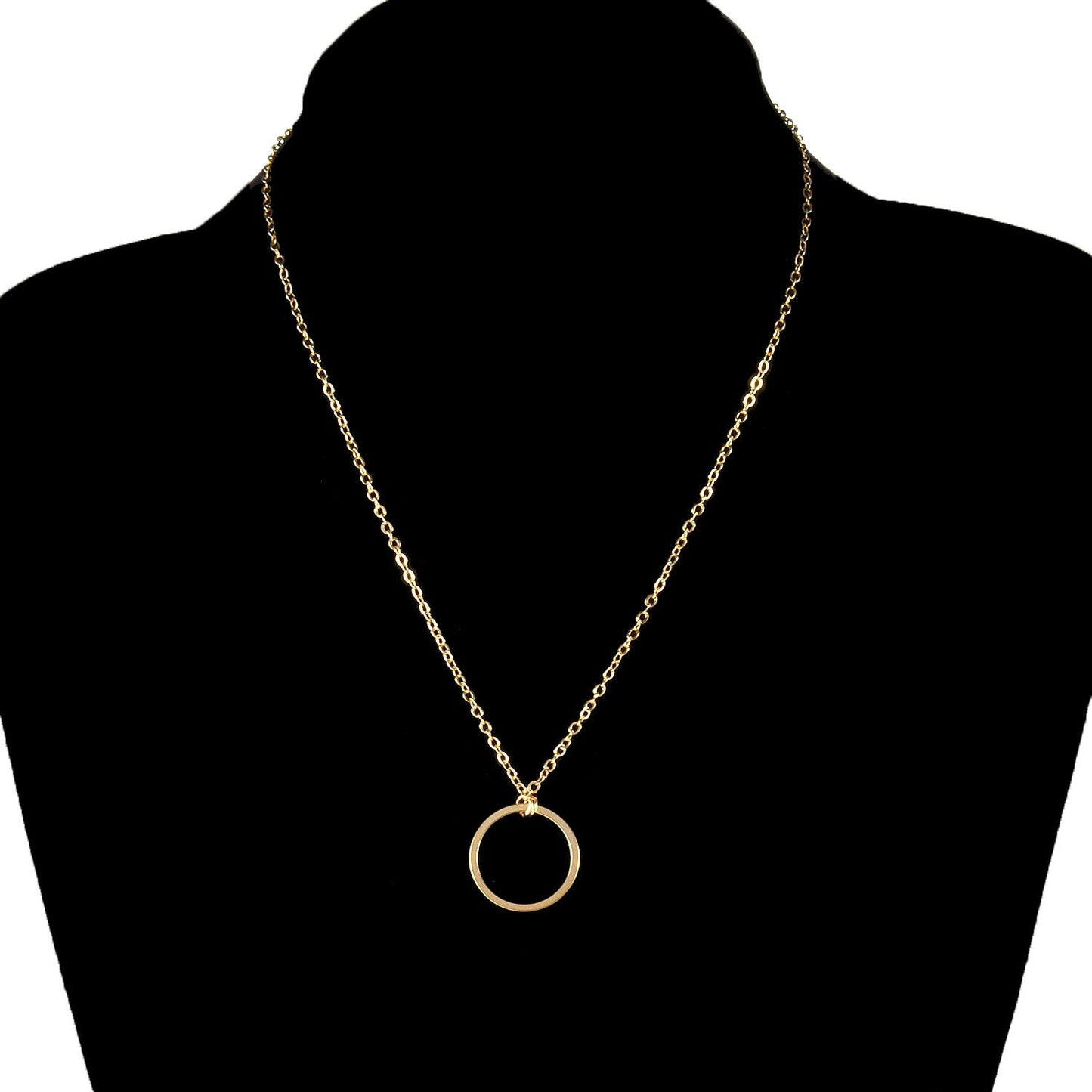 Circle Pendant Necklaces