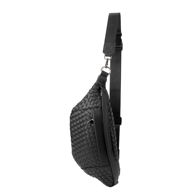 Comfy | Woven Leather Sling Bag