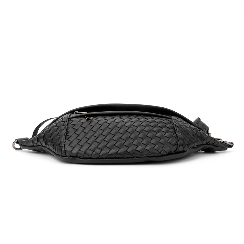 Comfy | Woven Leather Sling Bag