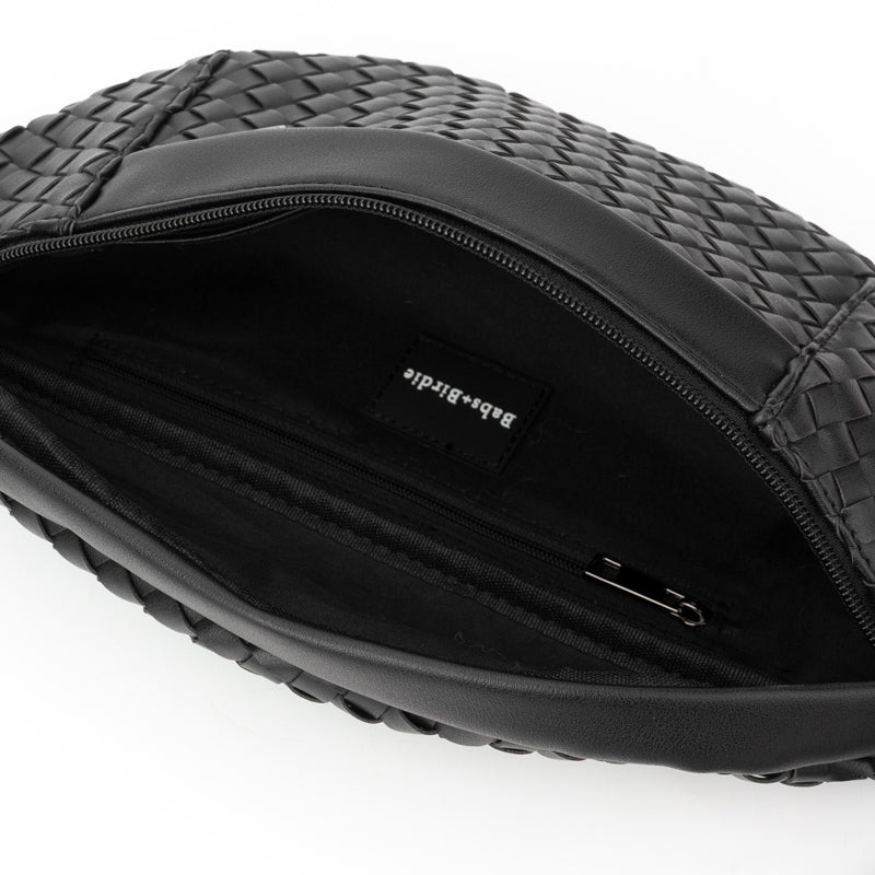 Comfy | Woven Leather Sling Bag