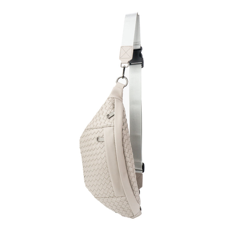 Comfy | Woven Leather Sling Bag