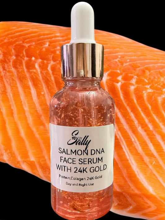 SALMON DNA FACE SERUM WITH 24K GOLD