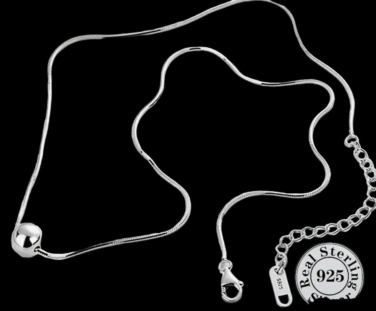 Pandoky Snake Bone Small Ball Chain