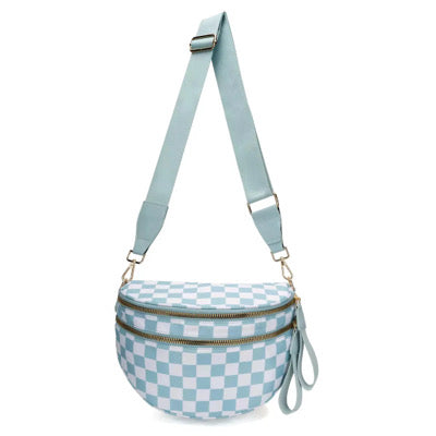 The Brenda | Checkered Sling Crossbody Bag