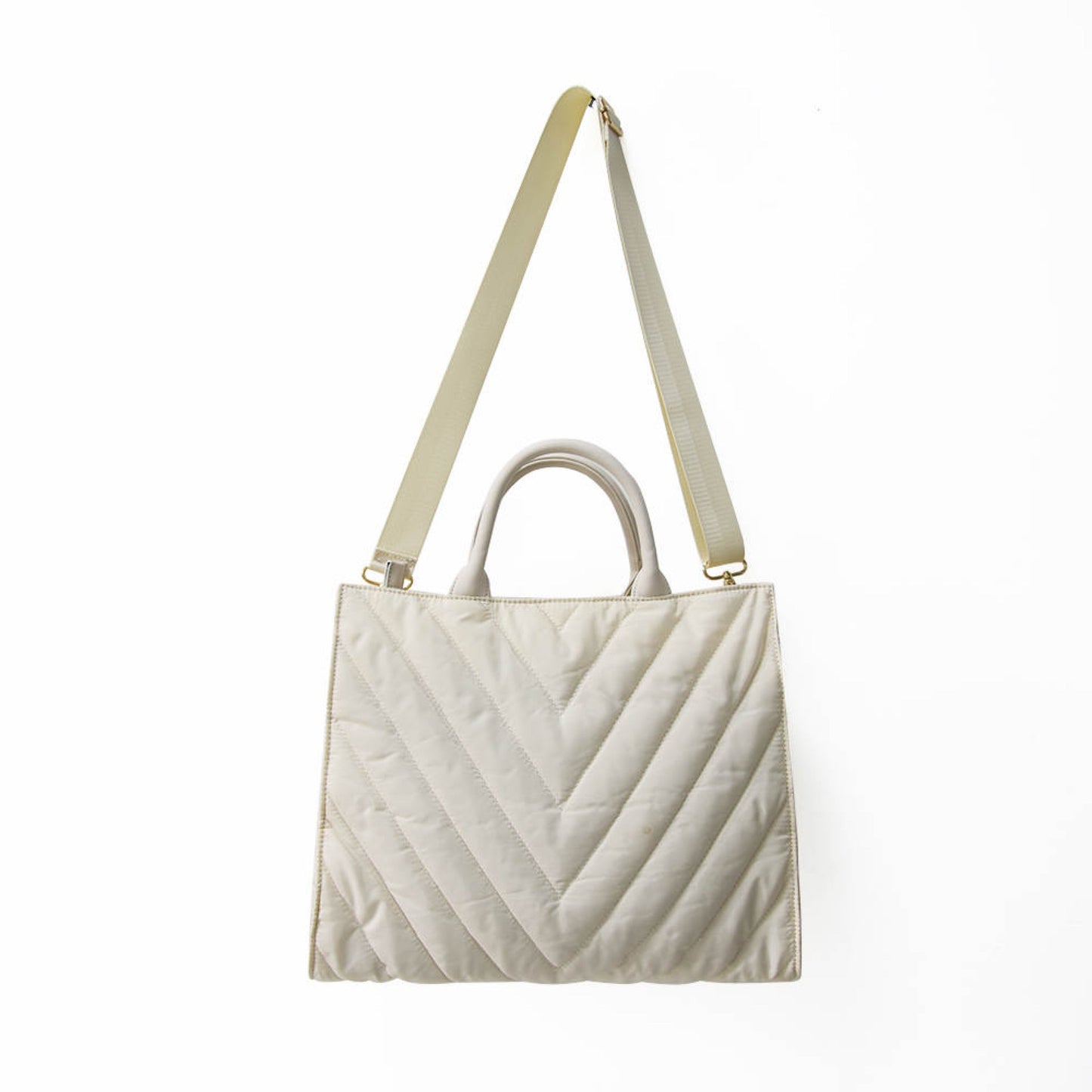 Marle Stripe Large Puffer Tote