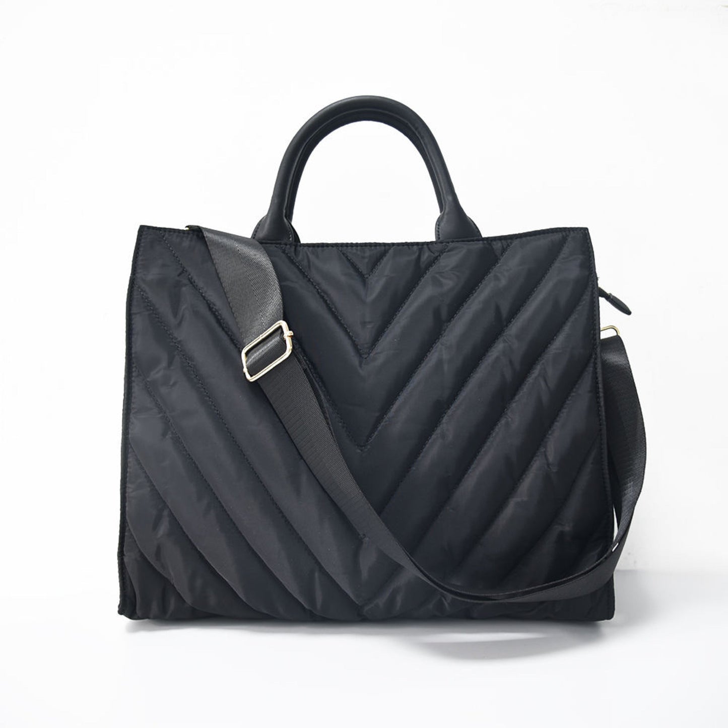 Marle Stripe Large Puffer Tote