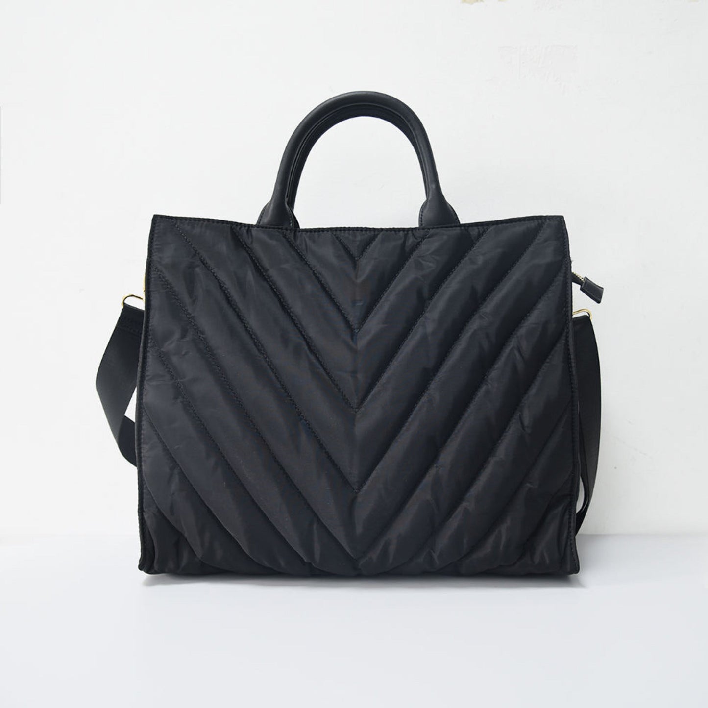 Marle Stripe Large Puffer Tote
