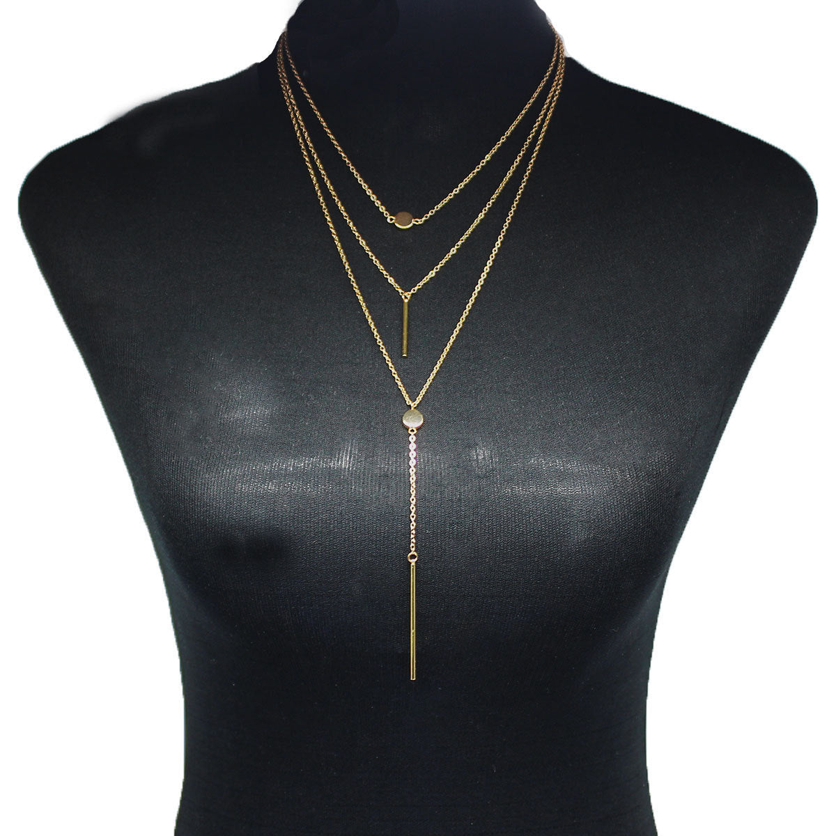 Women Layered Choker Necklace Jewelry