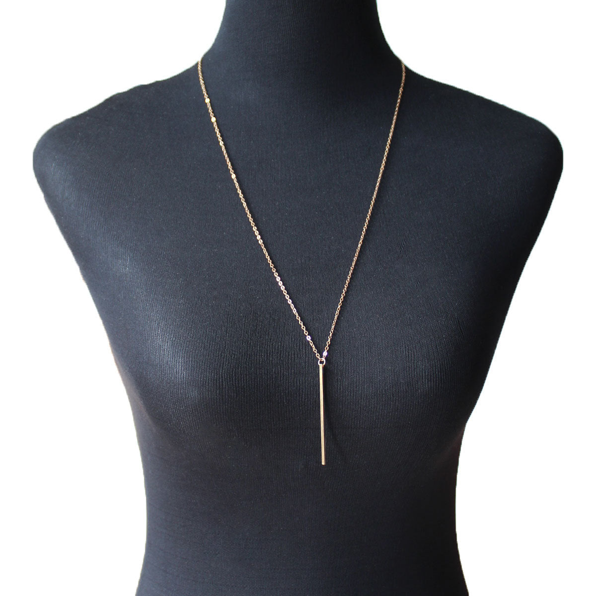 Long bar Pendant Necklace for Girl