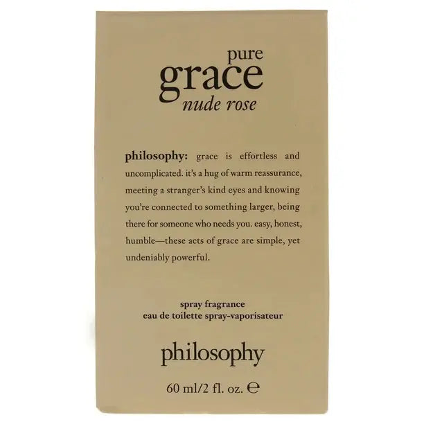 Pure Grace Nude Rose By Philosophy For Women 2.0oz EDT Spray