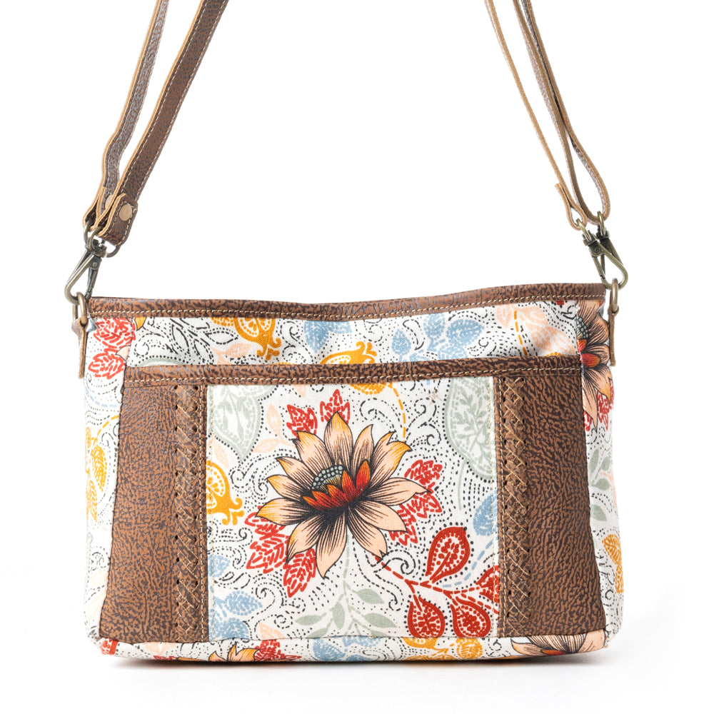 MeyraTrail Dahlia Crossbody Bag in Wild Floral Print