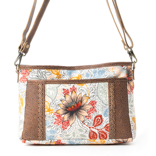 MeyraTrail Dahlia Crossbody Bag in Wild Floral Print
