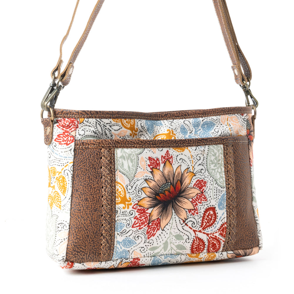 MeyraTrail Dahlia Crossbody Bag in Wild Floral Print