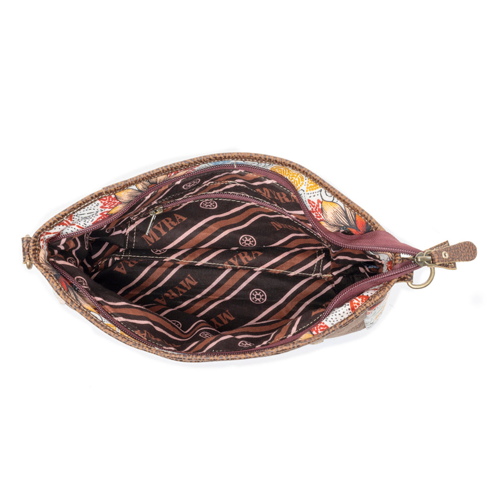 MeyraTrail Dahlia Crossbody Bag in Wild Floral Print