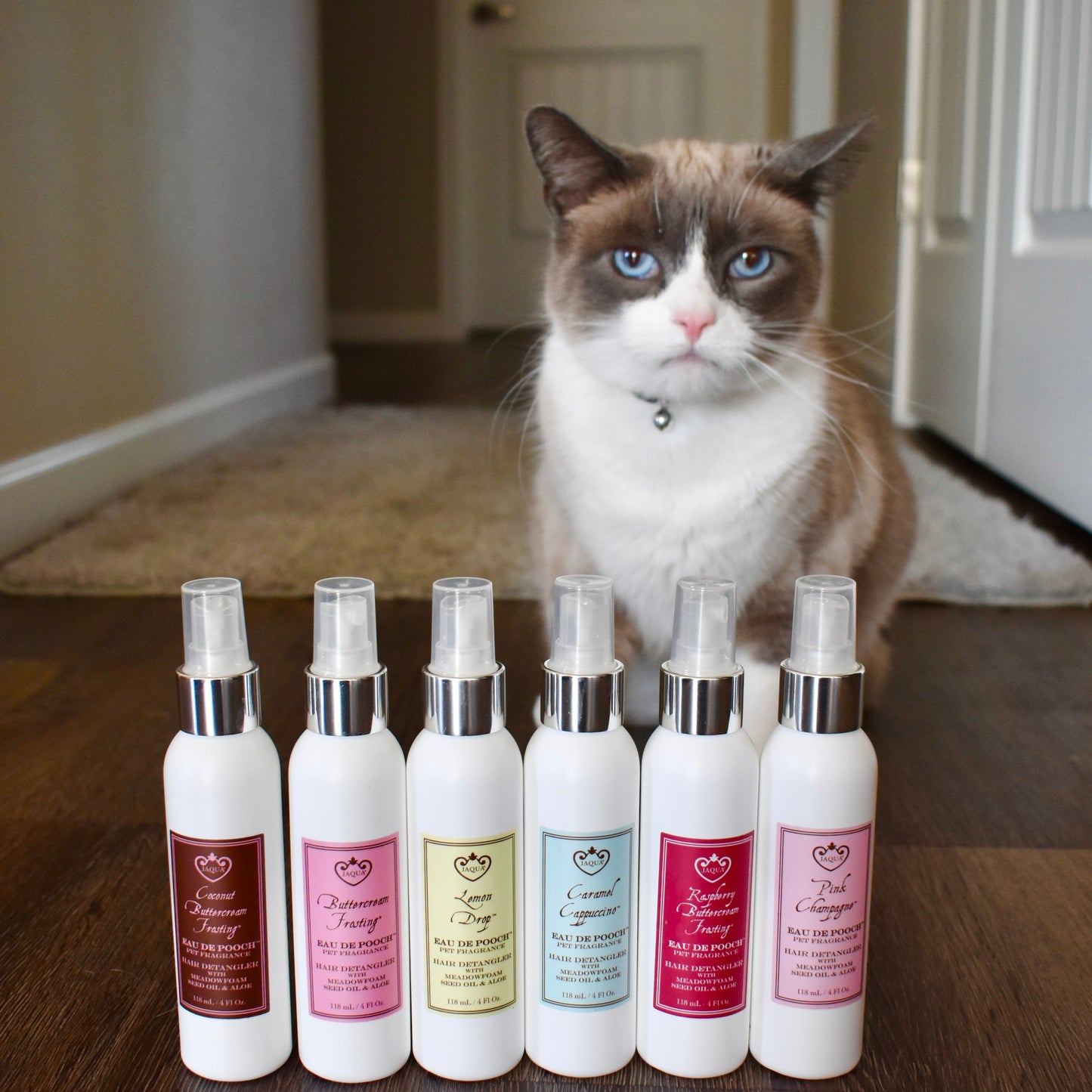 Pink Champagne Eau de Pooch Pet Fragrance and Hair Detangler Spray
