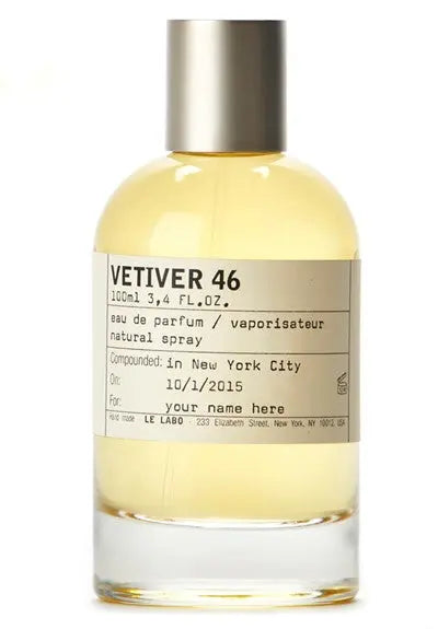 Vetiver 46 By Le Labo For Unisex 3.4oz EDP Spray