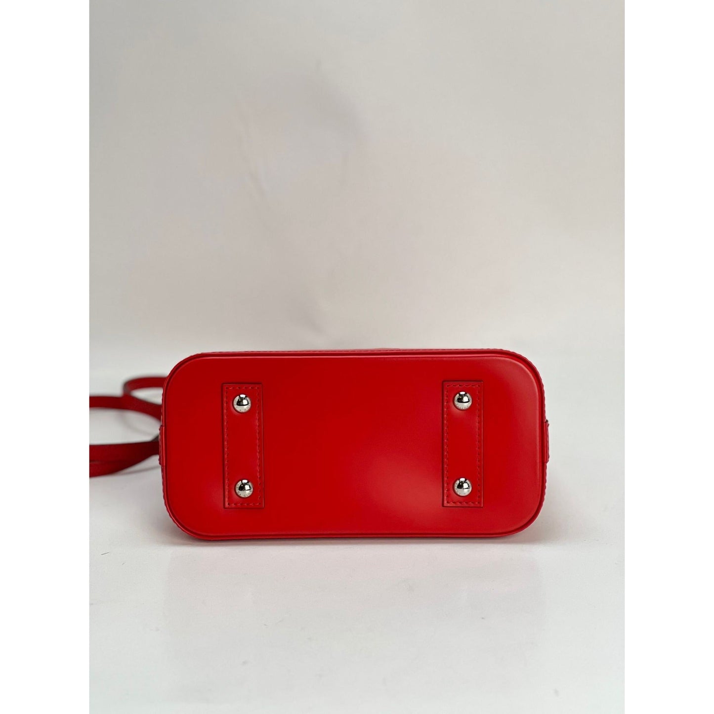 LOUIS VUITTON Alma BB Epi Coquelicot Shoulder Bag Stunning