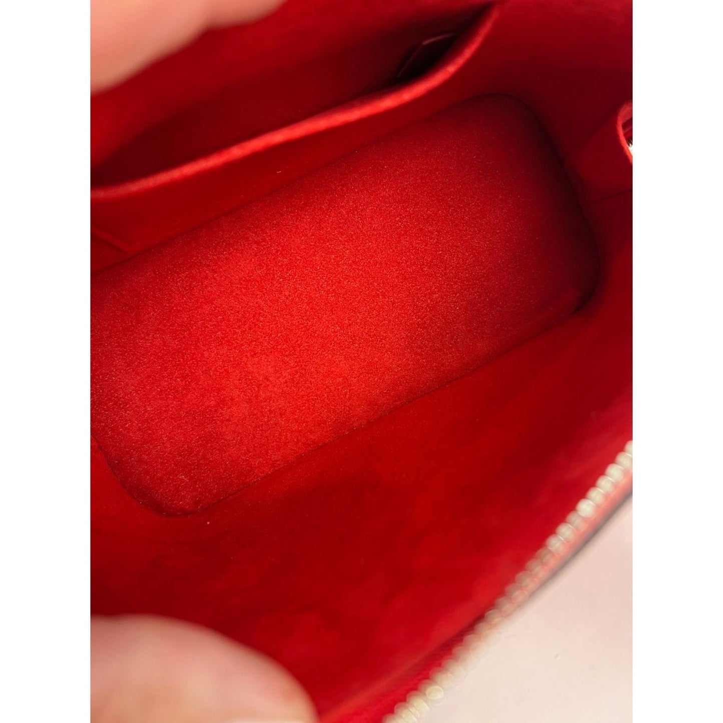 LOUIS VUITTON Alma BB Epi Coquelicot Shoulder Bag Stunning