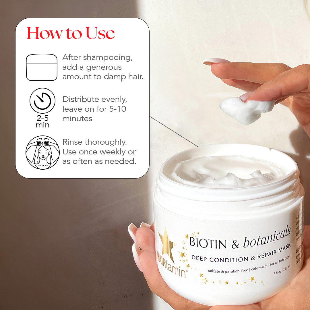 Biotin & Botanicals Deep Condition & Repair Hair Mask