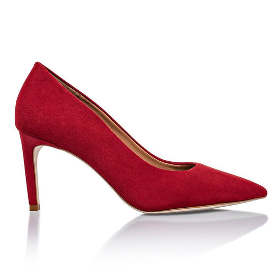 Debra Red Hot Suede