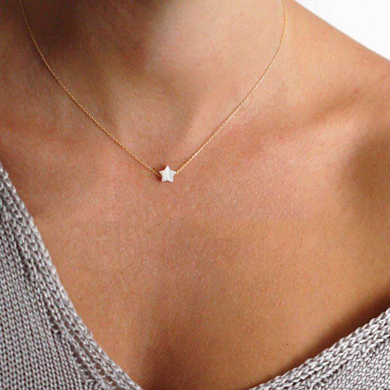 Shell Star Pendant Necklace