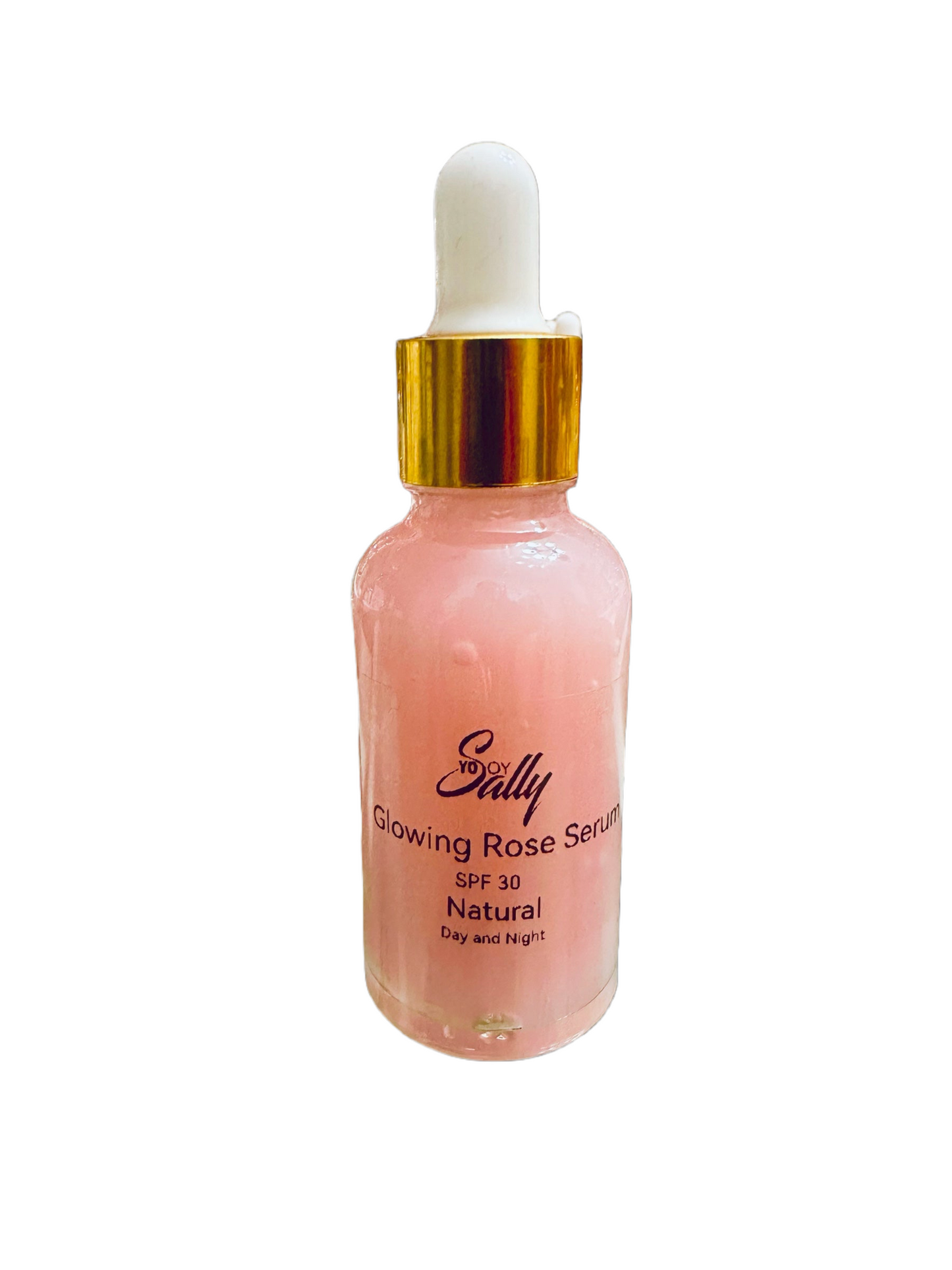 Natural Rose Glowing Serum Droper