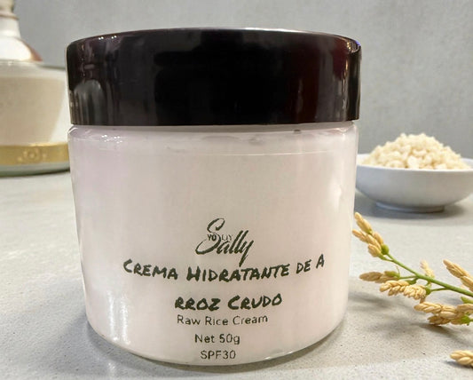 Crema Hidratante de Arroz Crudo