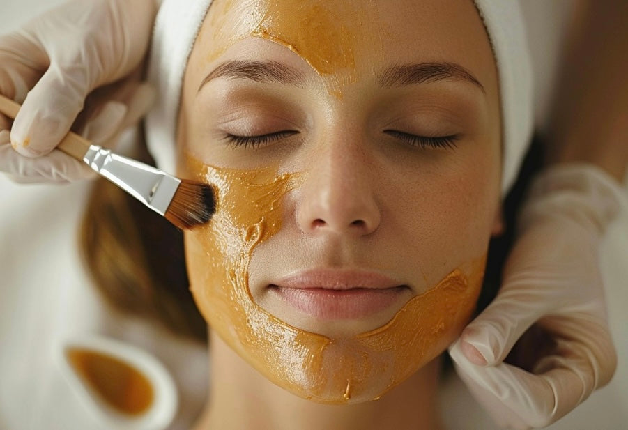 24K Peel-off Mask With Free Brush.