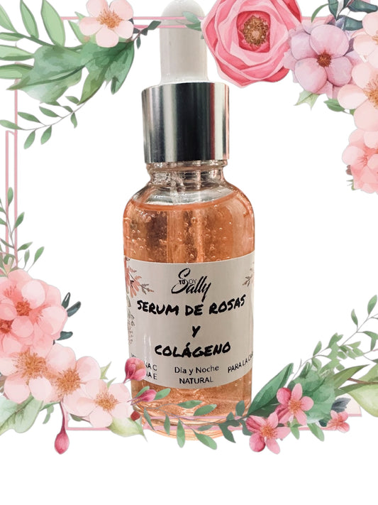 SERUM DE ROSAS Y COLÁGENO Natural