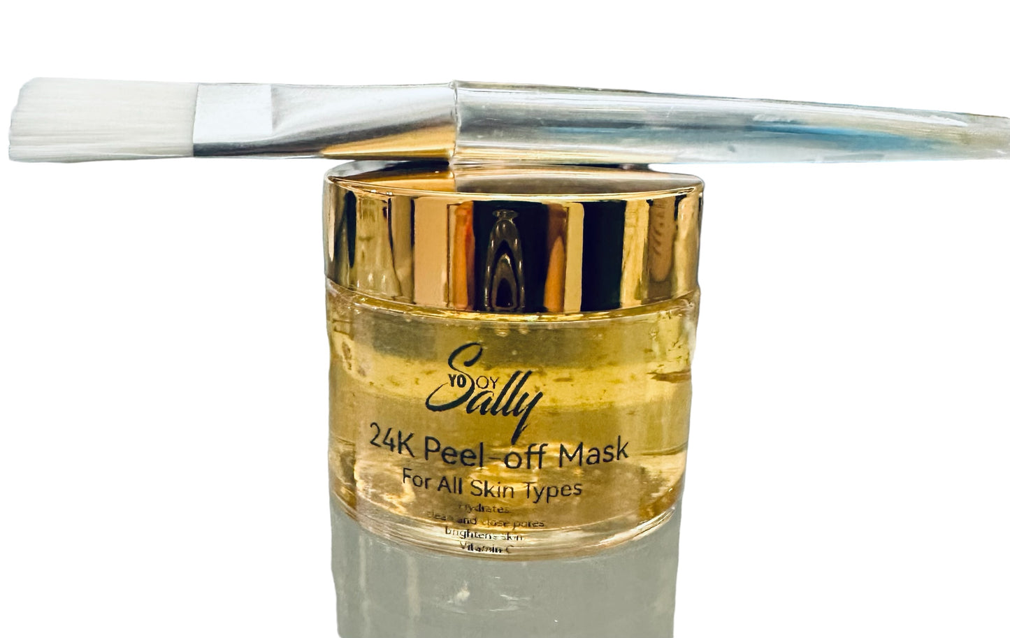 24K Peel-off Mask With Free Brush.