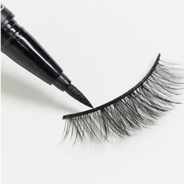 LIQUID EYELINER & LASH GLUE IN ONE | Precision Liner + Strong Hold Net. Wt. 0.7 ml