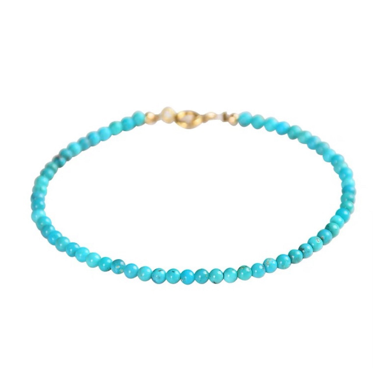 Just Me Natural Turquoise Stone Bead Bracelet