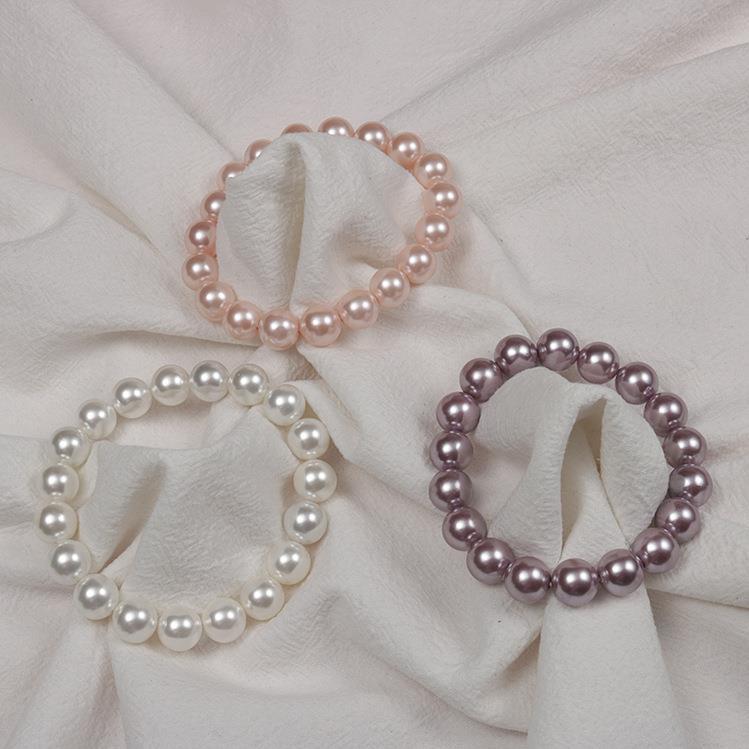 Kaly Simple Elegant Round Beads Shell Pearl Beads Bracelets