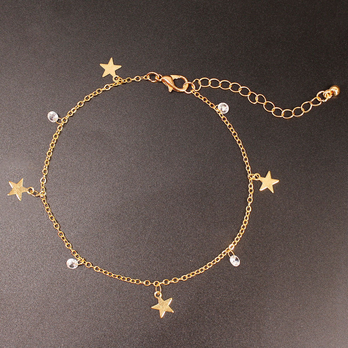 Star Charms Anklet Jewelry