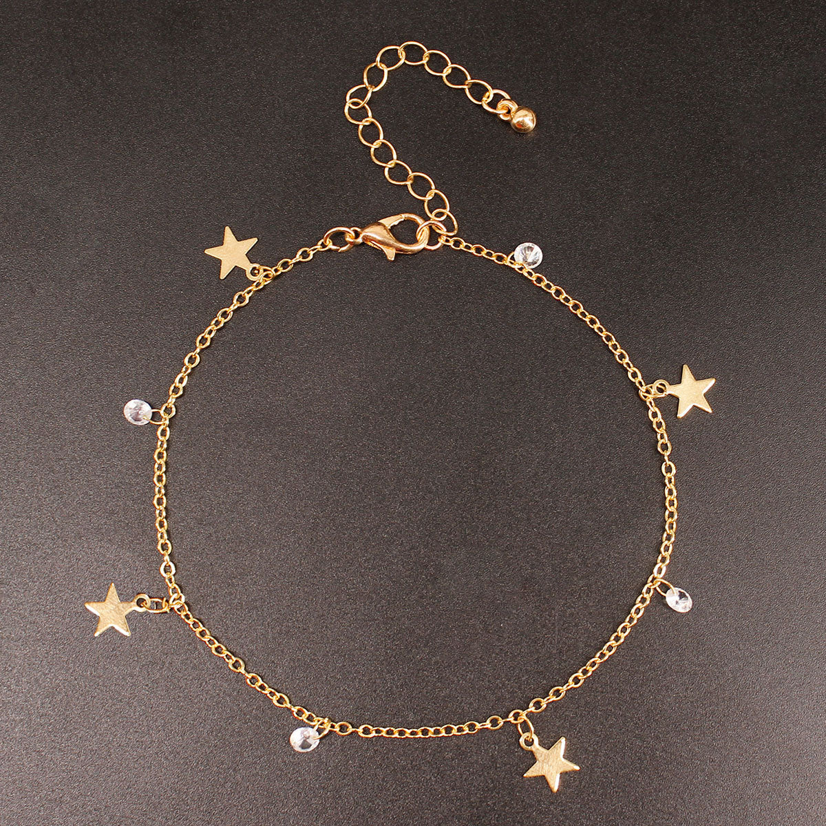 Star Charms Anklet Jewelry