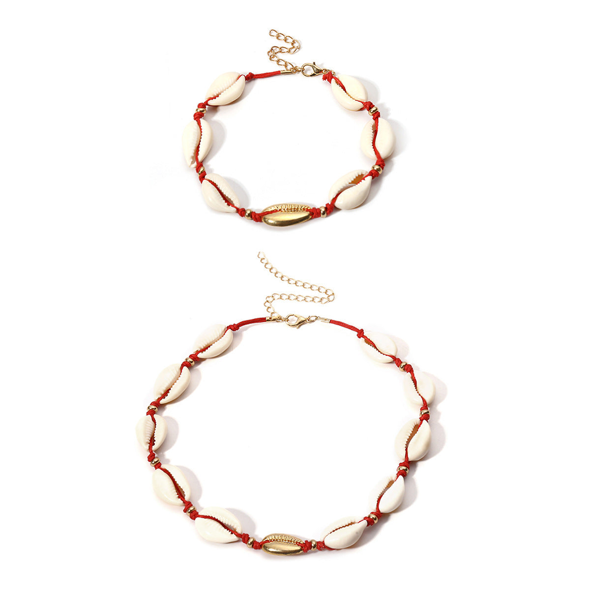 Hawaiian Simple Women Handmade Beach Party Shell Choker Necklace