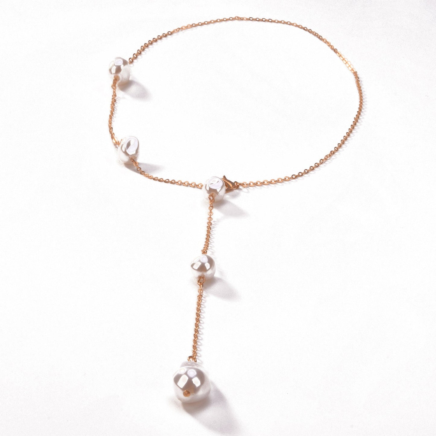 Tassel Pearl Pendant Necklace