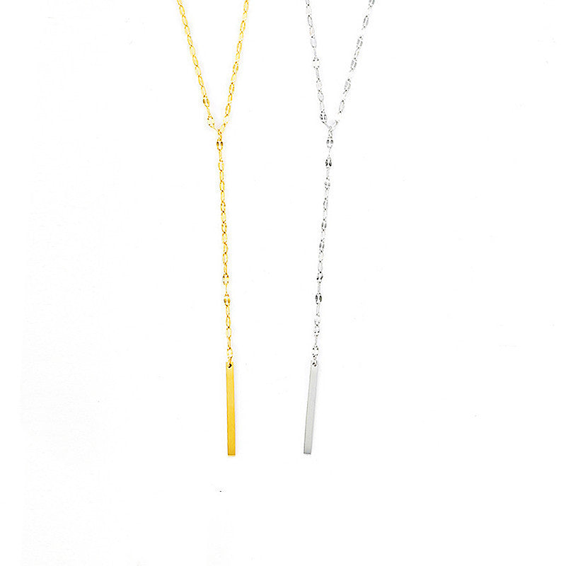 Simple Long Necklace Ladies