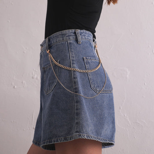 Hip Hop Punk Style Metal Body Chain