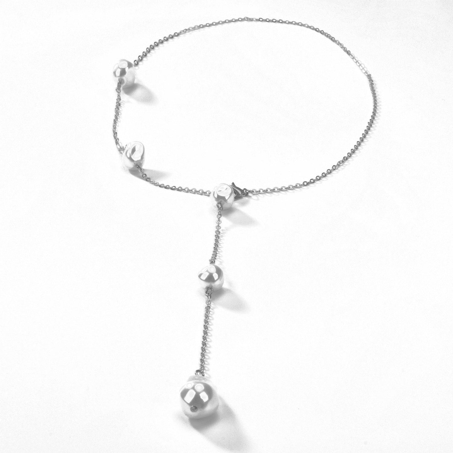 Tassel Pearl Pendant Necklace