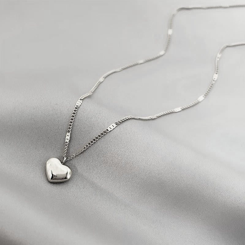Multi-layer Chain Heart Necklace