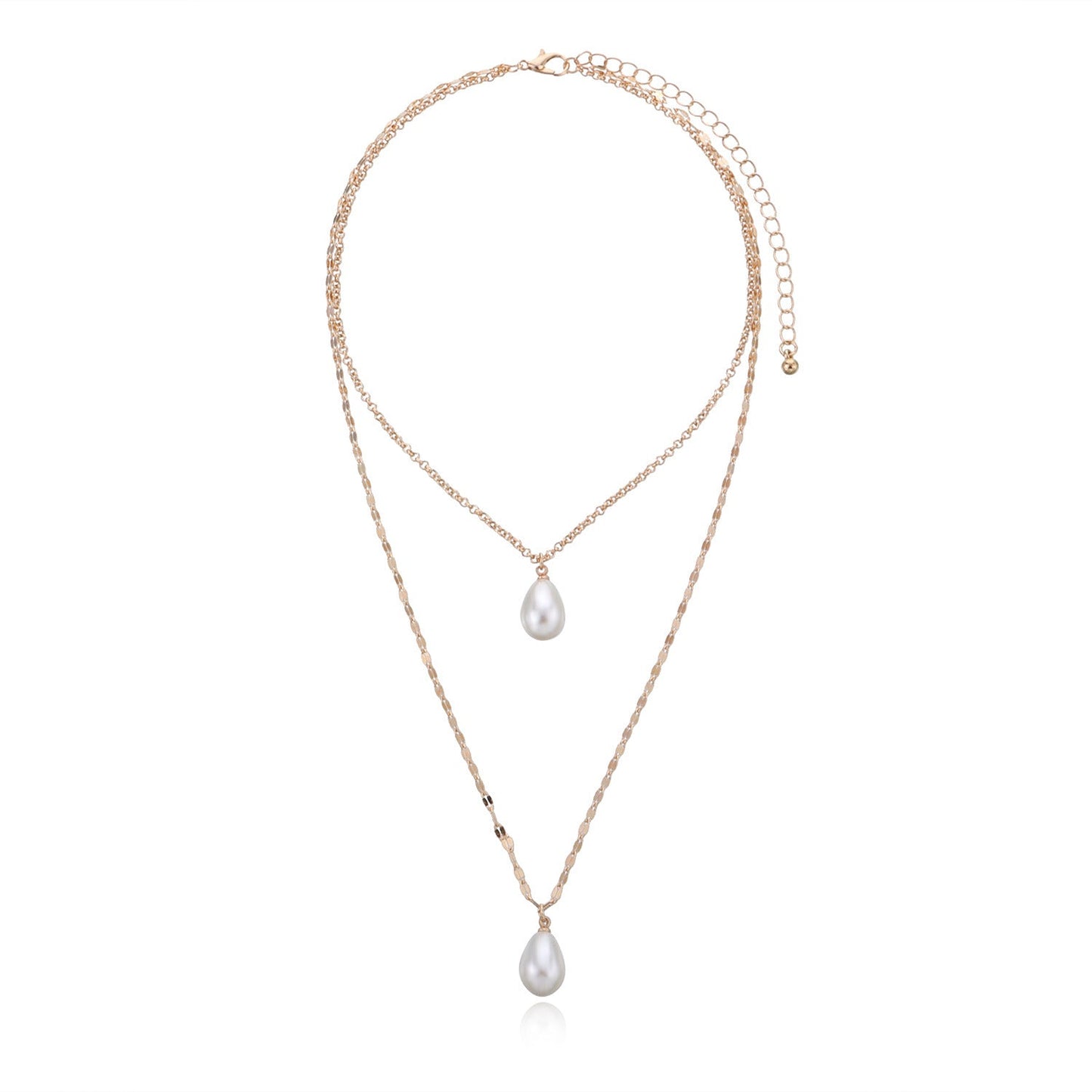 Water Drop Pearl Pendant Necklace