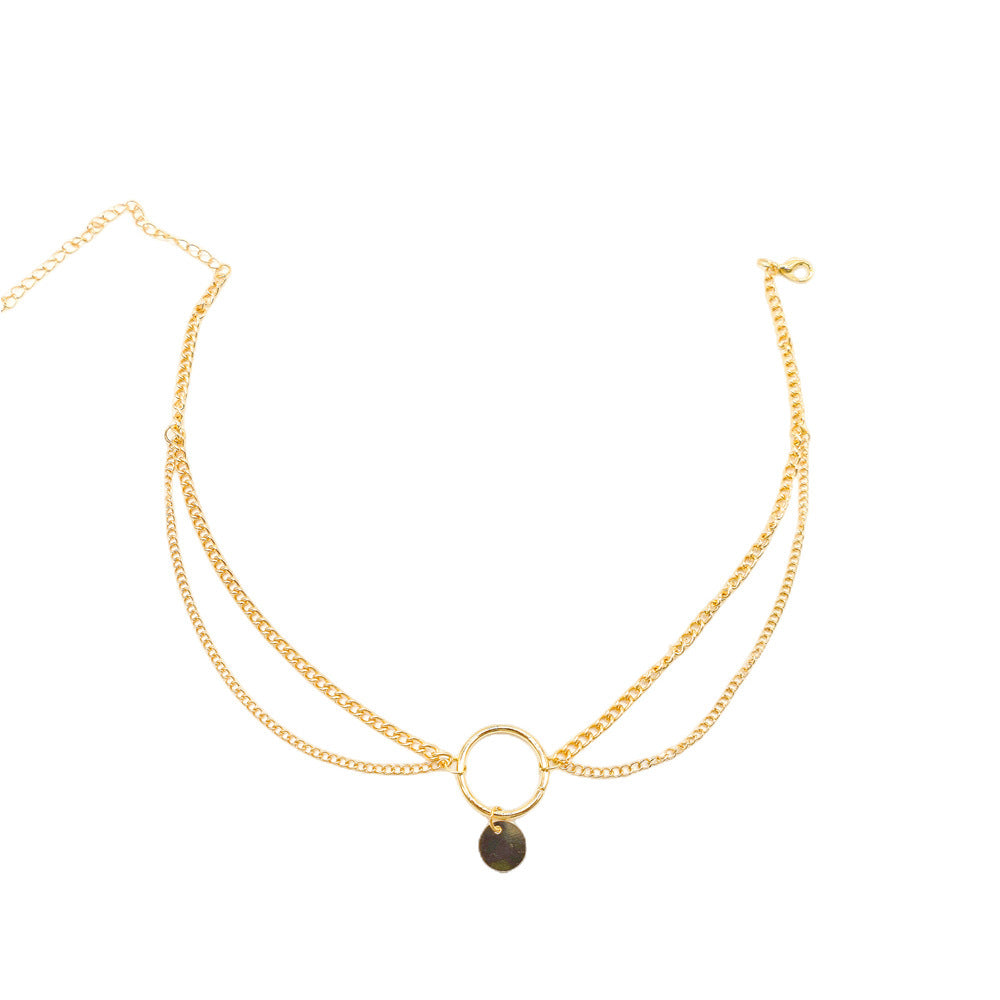 Double Layer Clavicle Chain Necklace