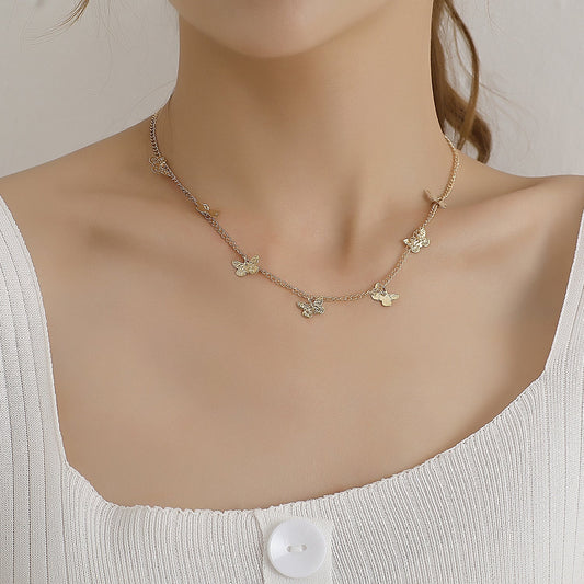 Vintage Multilayer Butterfly Necklaces for Women