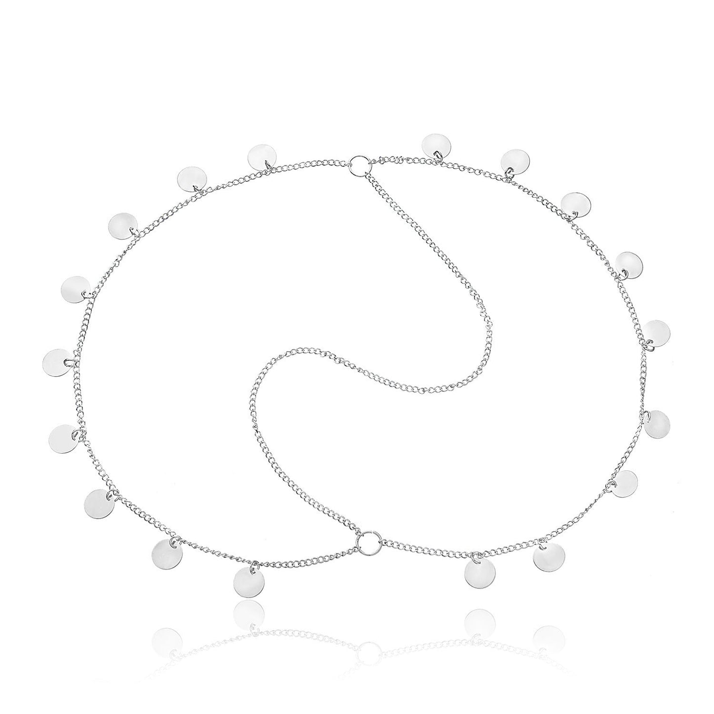 Bohemia Tassel Round Charm Head Chain Jewelry