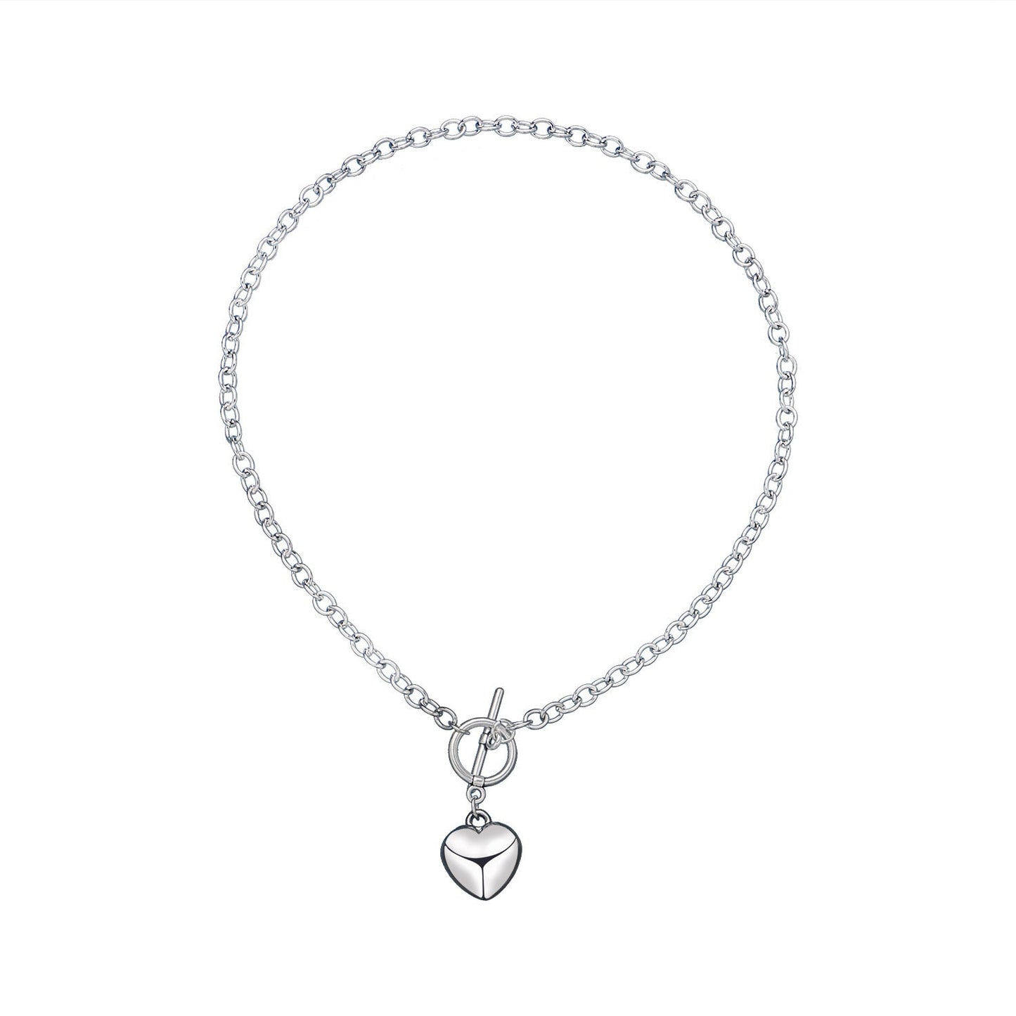 Heart Pendant Chain Necklace