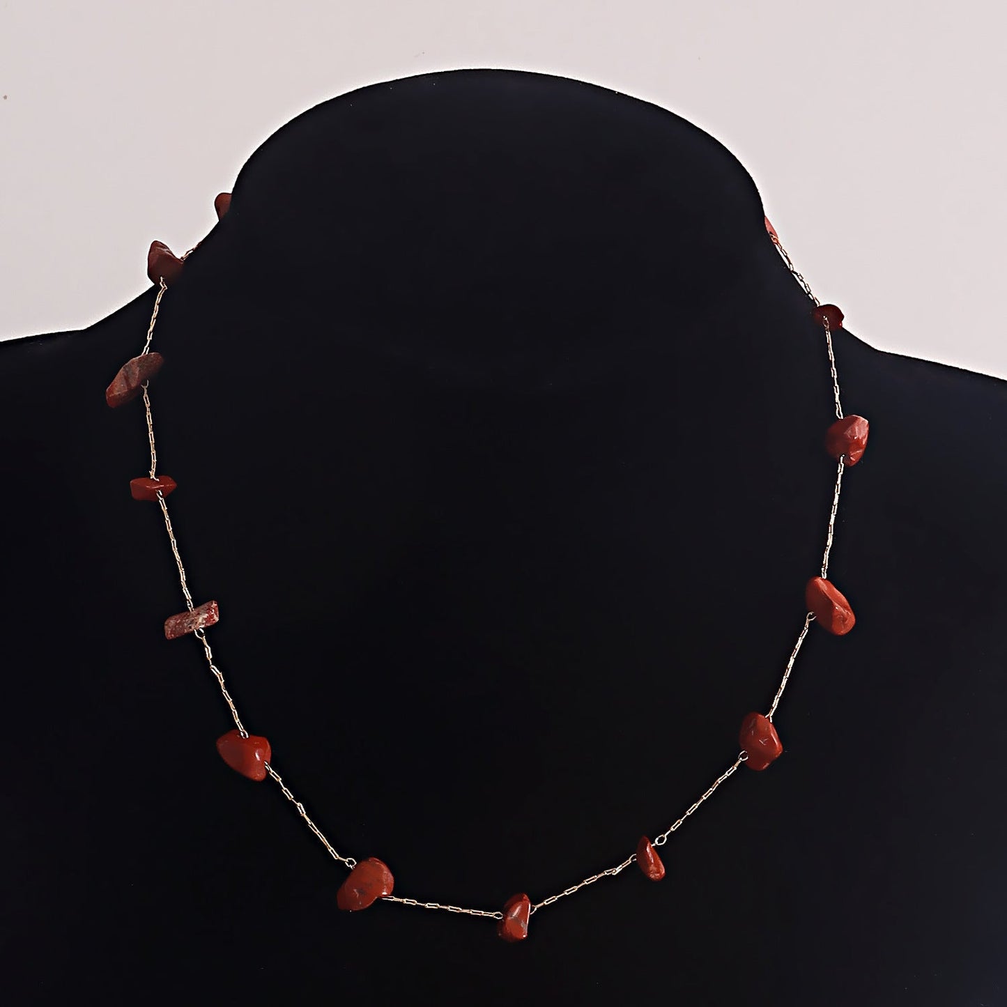 Beach Colorful Natural Irregular Stone Necklace