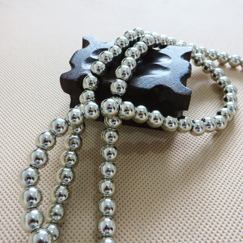 Metallic Bead Chain Long Straps Handbags Chain