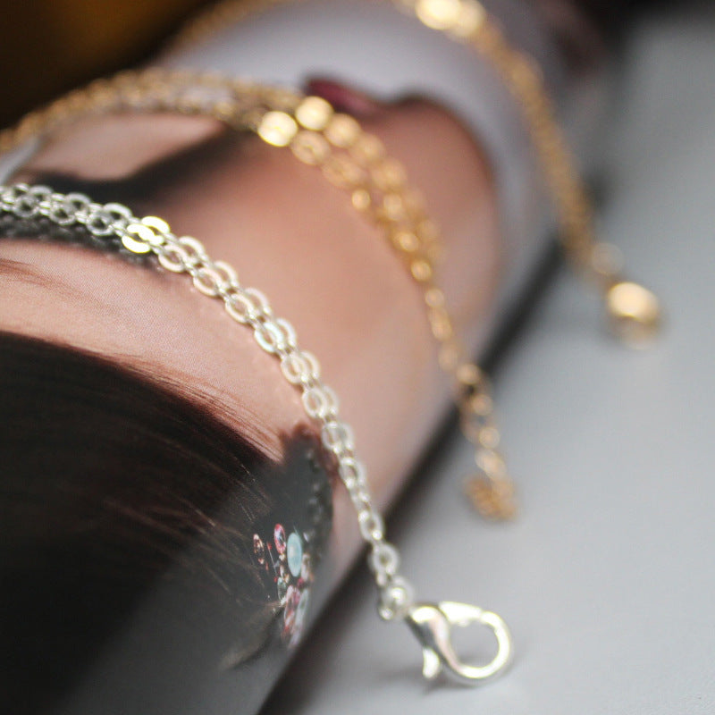 Turquoise Beads Sequins Multilayer Women Jewelry Necklaces