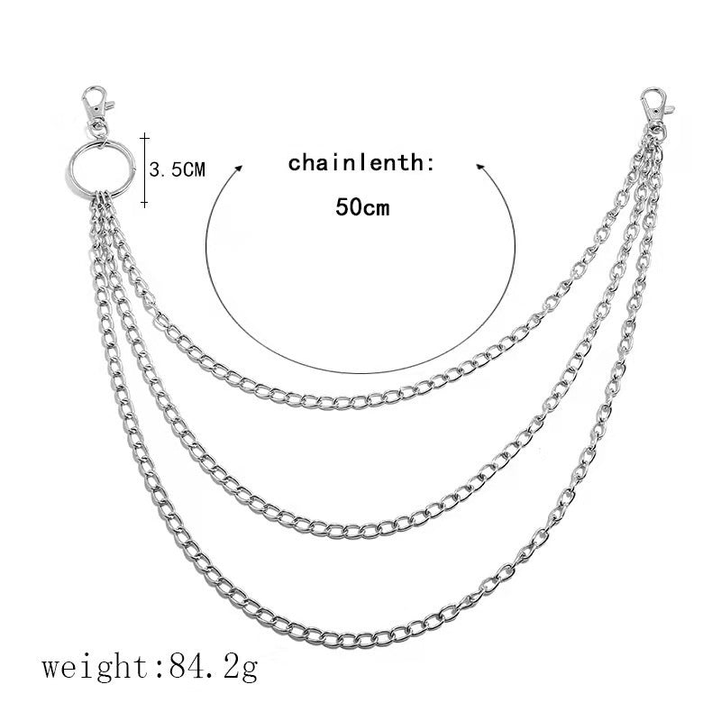 Geometric Multi-layer Waist Chain Layer Pants Chain